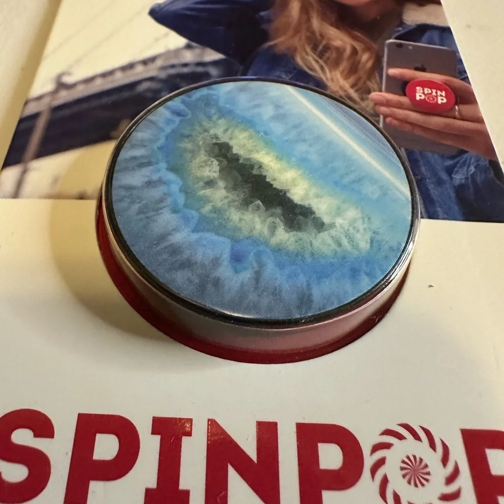 Spinpop Phone Holder - Blue - Picture 2 of 5